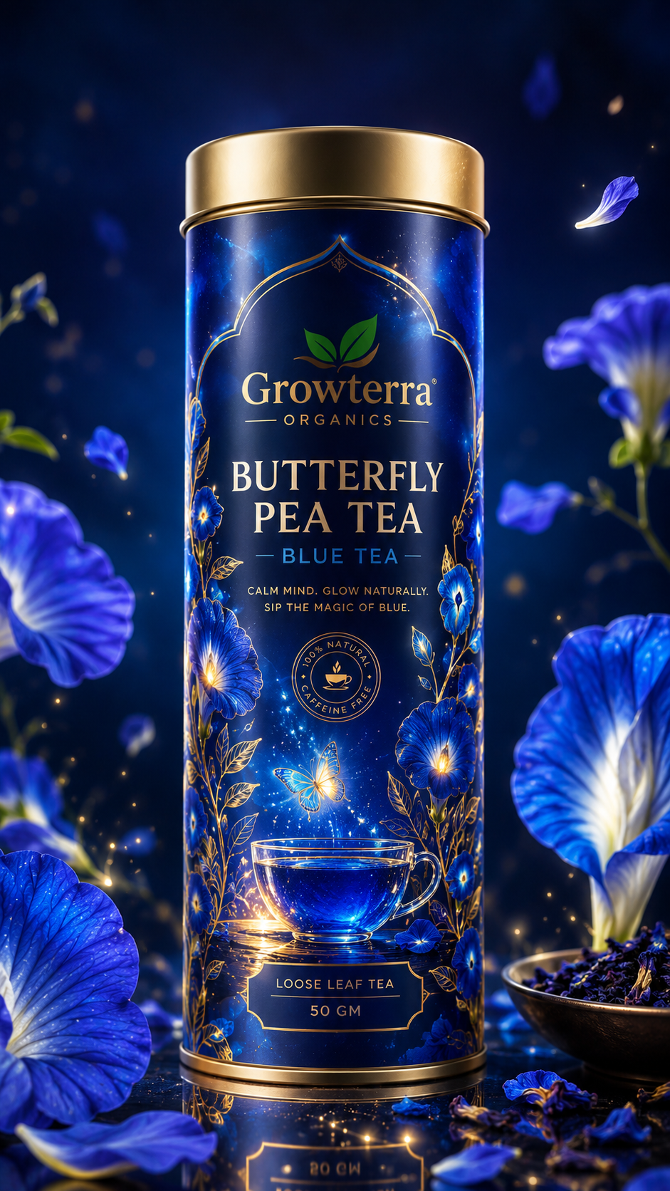 Butterfly Pea Blue Tea