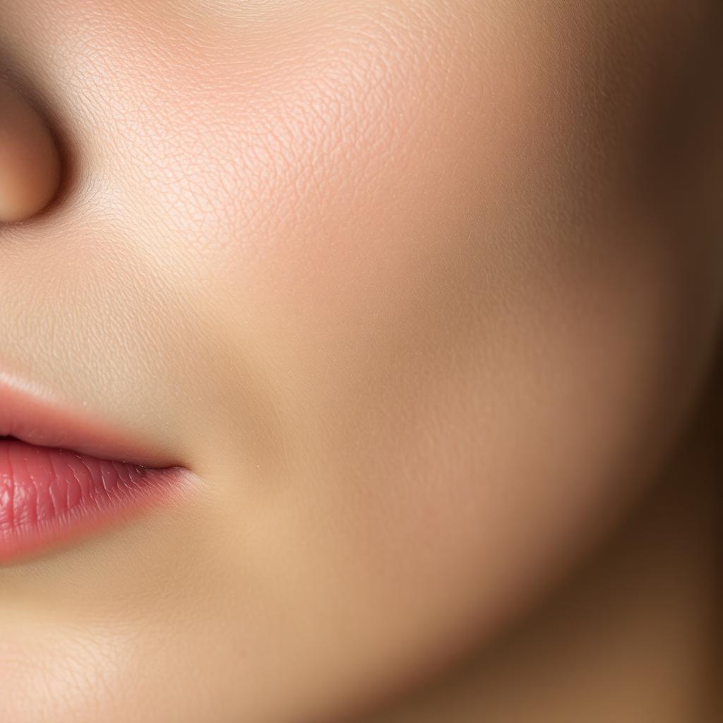 Dull skin with visible pores before multani mitti clay mask