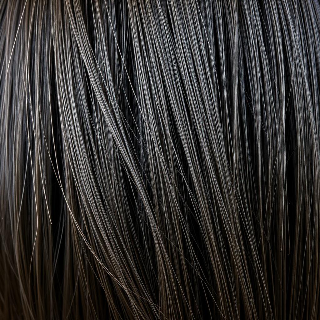 Dull, limp hair texture before using shikakai cleanser