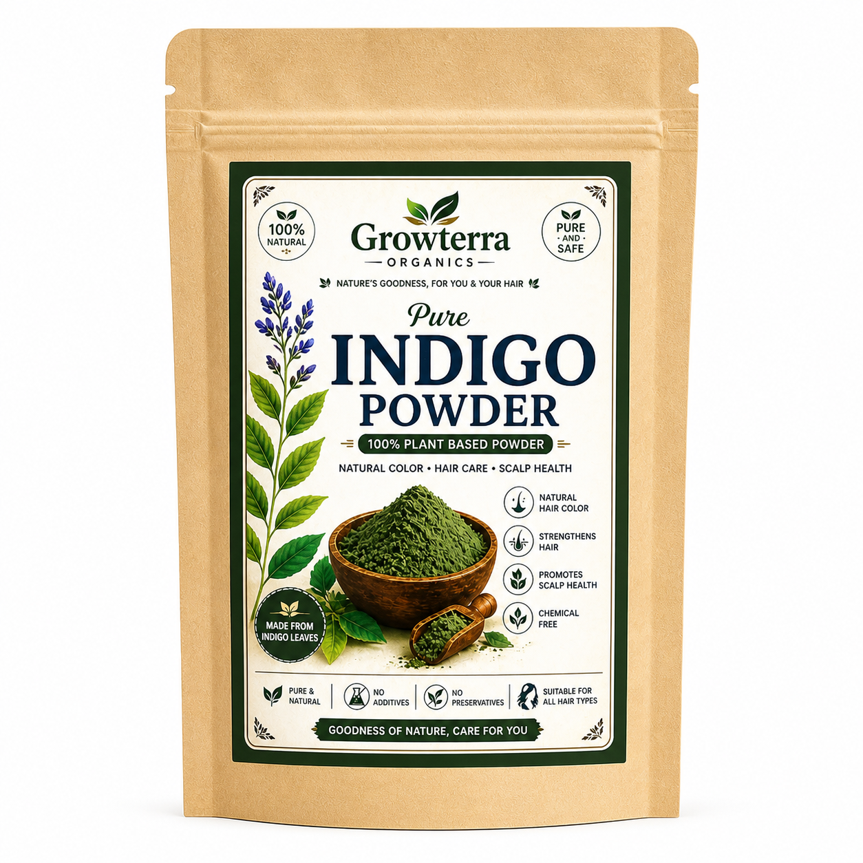 Indigo Powder — organic powder by Growterra