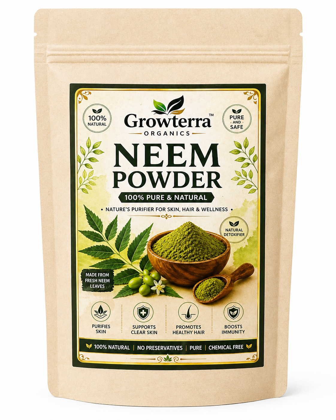 Neem Powder — organic powder by Growterra